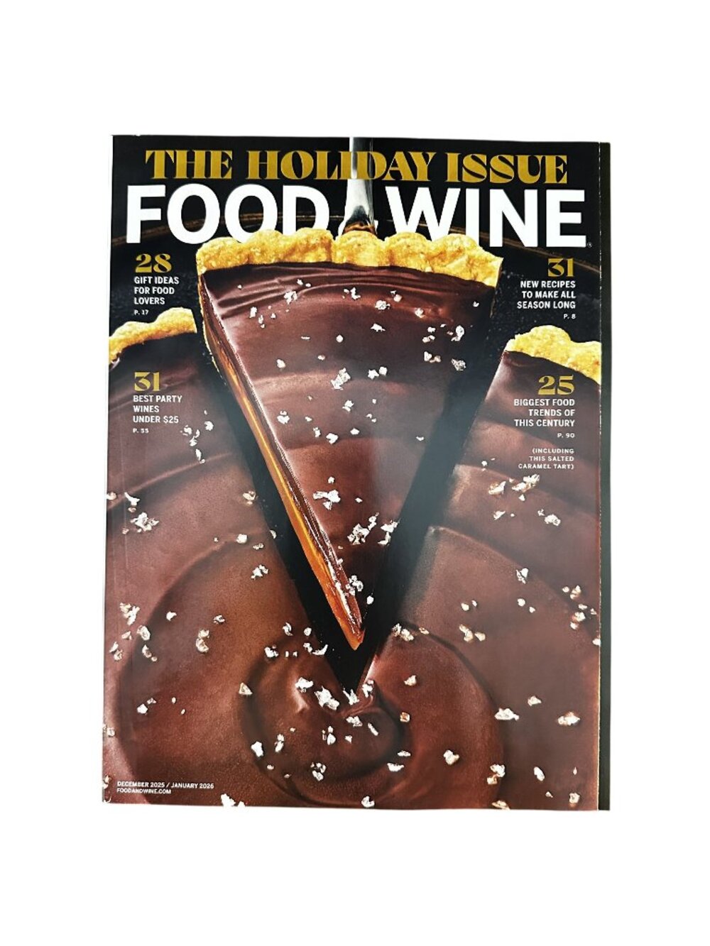 Food and Wine Magazine December 2025 The Holiday Issue Gift Ideas Recipes